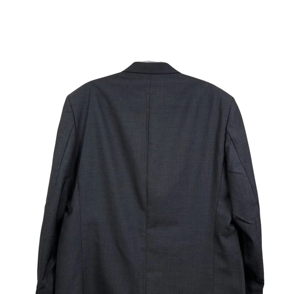 Polo University Mens Ralph Lauren Blazer Suit Jacket Wool 3 Button Gray Sz 44L